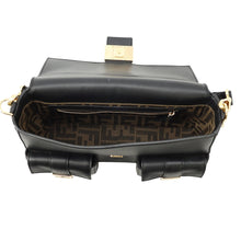 将图像加载到图库查看器中,FENDI Zucca Multi-Pocket Baguette Black8BR808 Leather