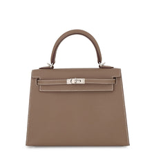 Load image into Gallery viewer, HERMES Kelly Sellier Etoupe Epsom Size 25
