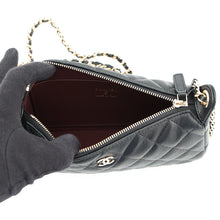 Load image into Gallery viewer, CHANEL ChainShoulder Bag Matelasse CC Logo ChainClutch BlackAP4704 Caviar Leather