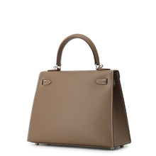 Load image into Gallery viewer, HERMES Kelly Sellier Etoupe Epsom Size 25