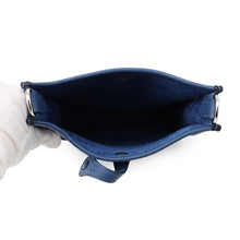 Load image into Gallery viewer, HERMES Evelyne Long Blue Tie Taurillon Clemence Size TPM