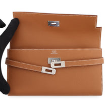 Load image into Gallery viewer, HERMES Kelly Wallet Long Gold Epsom