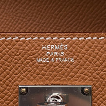 Load image into Gallery viewer, HERMES Kelly Wallet Long Gold Epsom