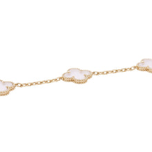Load image into Gallery viewer, Van Cleef & Arpels Vintage Alhambra Bracelet 5 motifsVCARP39D00 18K Yellow Gold