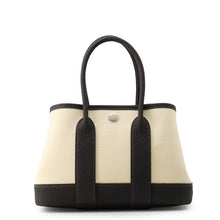 Load image into Gallery viewer, HERMES Neo Garden Vanilla/Blanc Toile Officier Negonda Leather Size 23