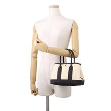 Load image into Gallery viewer, HERMES Neo Garden Vanilla/Blanc Toile Officier Negonda Leather Size 23