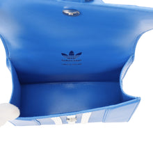 Load image into Gallery viewer, BALENCIAGA Adidas Collaboration Hourglass 2-Way Bag Blue/White592833 4391 640167 Leather Size XS