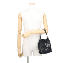 Load image into Gallery viewer, PRADA Re-Nylon Drawstring Bag 2WAYBag Black1BE067 Nylon