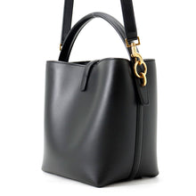 Load image into Gallery viewer, SAINT LAURENT PARIS LE 37 2WAY Handbag Black7490362 Calf Leather Size Small