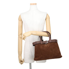 将图像加载到图库查看器中,PRADA PRADA Buckle Suede Medium Bag Cocoa Brown1BA434_2C4S_F0324_V_OBO suede Size Medium