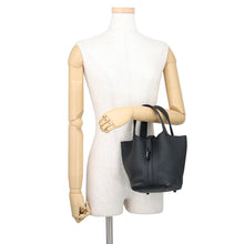 Load image into Gallery viewer, HERMES Picotin Lock Monochrome Black Taurillon Clemence Size PM