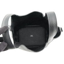 Load image into Gallery viewer, HERMES Picotin Lock Monochrome Black Taurillon Clemence Size PM
