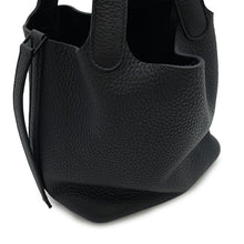 Load image into Gallery viewer, HERMES Picotin Lock Monochrome Black Taurillon Clemence Size PM