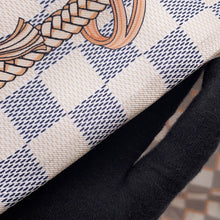 将图像加载到图库查看器中,LOUIS VUITTON Bandeau Damier Azur Infinity Scarf 22 Stainless Steel White/MulticolorM77696 Silk100%