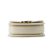Load image into Gallery viewer, CELINE Triomphe Mini Buzzas Claire White10L063ETZ Patent Leather Size Mini