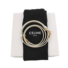 Load image into Gallery viewer, CELINE Triomphe Mini Buzzas Claire White10L063ETZ Patent Leather Size Mini