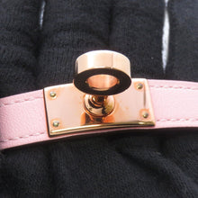 Load image into Gallery viewer, HERMES Kelly Double Tour Bracelet Size T2 Rose Sakura Swift Leather