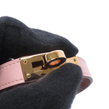 Load image into Gallery viewer, HERMES Kelly Double Tour Bracelet Size T2 Rose Sakura Swift Leather