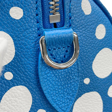 将图像加载到图库查看器中,LOUIS VUITTON LVxYK Speedy Bandouliere Blue/WhiteM46425 Monogram Empreinte Leather Infinity Dot Size 20