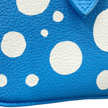 将图像加载到图库查看器中,LOUIS VUITTON LVxYK Speedy Bandouliere Blue/WhiteM46425 Monogram Empreinte Leather Infinity Dot Size 20