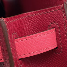 Load image into Gallery viewer, HERMES mini kelly tricolor Ruby/Rouge H/Rose Azalee Epsom