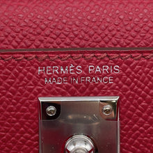 Load image into Gallery viewer, HERMES mini kelly tricolor Ruby/Rouge H/Rose Azalee Epsom