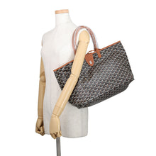 Load image into Gallery viewer, GOYARD Saint Louis with clip Black/TanSTLCROPMLTY01CL03P PVC Leather Size PM