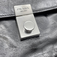 Load image into Gallery viewer, PRADA 2WAY Shoulder Bag Black1BN026 Leather Size Medium