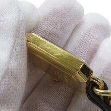 将图像加载到图库查看器中,CHANEL Premiere L H26mm×W20mm Gold Plated Leather Black DialH0001