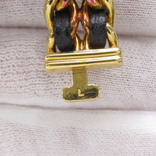 将图像加载到图库查看器中,CHANEL Premiere L H26mm×W20mm Gold Plated Leather Black DialH0001