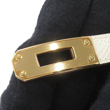 Load image into Gallery viewer, HERMES Kelly Bracelet Double Tour Size T2 Craie Epsom
