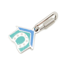 Load image into Gallery viewer, HERMES Dog Medal House Motif Au Dodo Blue Sature / Vert Emroad Metal