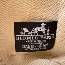 将图像加载到图库查看器中,HERMES Brid a Black Beige Canvas Size PM