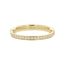 Load image into Gallery viewer, TIFFANY&Co. Rock ring with pavé diamonds Size Approximately No. 13 18K Yellow Gold