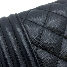 Load image into Gallery viewer, CHANEL Boy Chanel ChainShoulder Bag BlackA67085 Caviar Leather Size Small