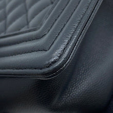 Load image into Gallery viewer, CHANEL Boy Chanel ChainShoulder Bag BlackA67085 Caviar Leather Size Small