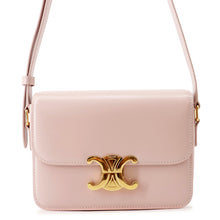 Load image into Gallery viewer, CELINE Teen Triomphe Shoulder Bag Pink188423 Leather