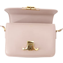 Load image into Gallery viewer, CELINE Teen Triomphe Shoulder Bag Pink188423 Leather
