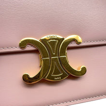 Load image into Gallery viewer, CELINE Teen Triomphe Shoulder Bag Pink188423 Leather