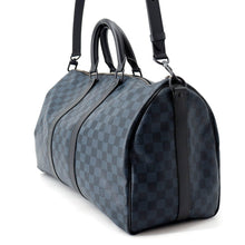 将图像加载到图库查看器中,LOUIS VUITTON Keepall A to Bandouliere Cobalt/NoirN23361 Damier Cobalt Canvas Size 45