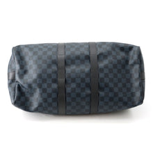 将图像加载到图库查看器中,LOUIS VUITTON Keepall A to Bandouliere Cobalt/NoirN23361 Damier Cobalt Canvas Size 45