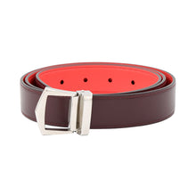 将图像加载到图库查看器中,PATEK PHILIPPE Reversible Belt Orange /Bordeaux Leather
