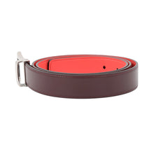 将图像加载到图库查看器中,PATEK PHILIPPE Reversible Belt Orange /Bordeaux Leather