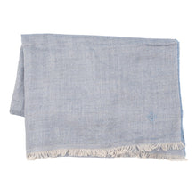 将图像加载到图库查看器中,PATEK PHILIPPE Scarf Blue Cashmere70% Silk30%