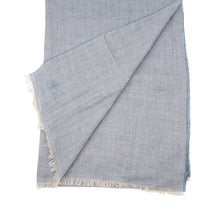 将图像加载到图库查看器中,PATEK PHILIPPE Scarf Blue Cashmere70% Silk30%