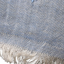 将图像加载到图库查看器中,PATEK PHILIPPE Scarf Blue Cashmere70% Silk30%