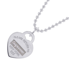 Load image into Gallery viewer, TIFFANY&Co. Supreme Collaboration Return to Heart Tag Necklace SV925