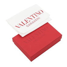 Load image into Gallery viewer, Valentino Garavani Rock Studded Whispy Card Case BlackW5P0AE5IIT Calf Leather