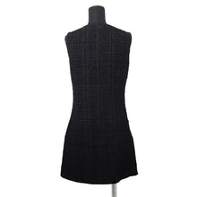 Load image into Gallery viewer, CHANEL Tweed Sleeveless Dress Size 36 BlackP71094 V62492 Cotton 35%, Viscose 31%, Polyamide 22%, Silk 7%, Polyester 5%