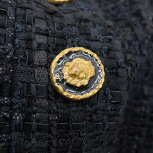Load image into Gallery viewer, CHANEL Tweed Sleeveless Dress Size 36 BlackP71094 V62492 Cotton 35%, Viscose 31%, Polyamide 22%, Silk 7%, Polyester 5%